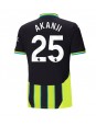 Manchester City Manuel Akanji #25 Vieraspaita 2024-25 Lyhythihainen